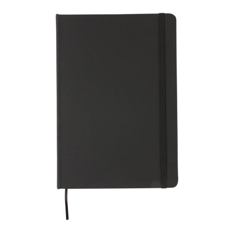 Cuaderno estándar A5 con tapa dura de PU negro | sin montaje de publicidad | no disponible | no disponible