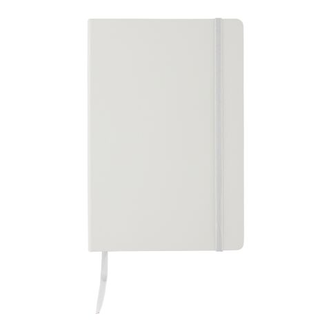 Libreta A5 deluxe con tapa dura blanco | sin montaje de publicidad | no disponible | no disponible