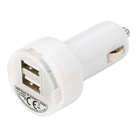 Cargador de coche con 2 puertos USB azul cobalto | sin montaje de publicidad | no disponible | no disponible