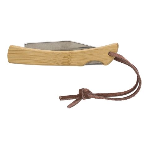 Navaja de acero inox. y bambú Beckett marrón | sin montaje de publicidad | no disponible | no disponible