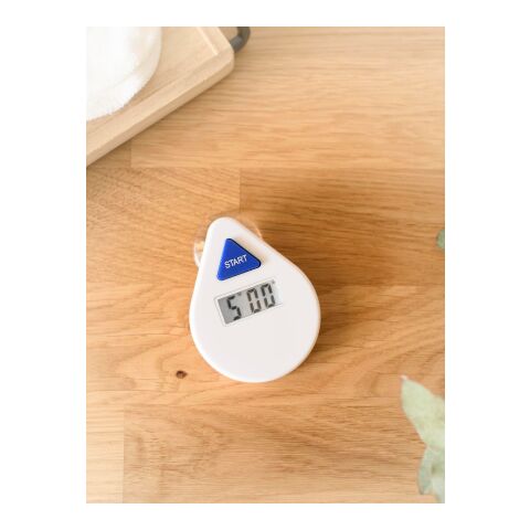 Temporizador digital de ABS Kendrick blanco | sin montaje de publicidad | no disponible | no disponible