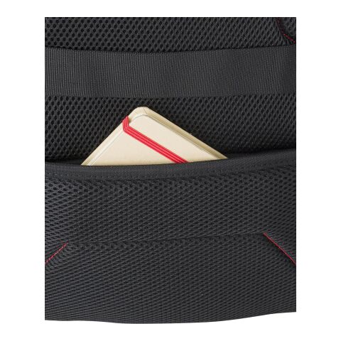 Mochila de poliéster RPET Sebastian negro | sin montaje de publicidad | no disponible | no disponible