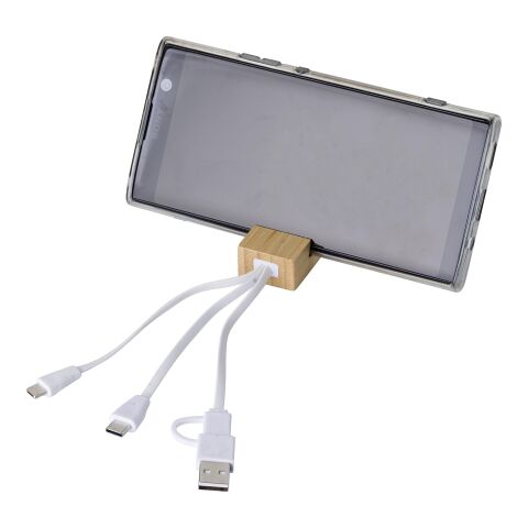 Set de cables de bambú Sutton marrón | sin montaje de publicidad | no disponible | no disponible