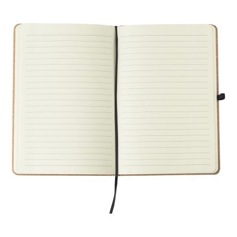 Cuaderno de cuero reciclado Gianna negro | sin montaje de publicidad | no disponible | no disponible