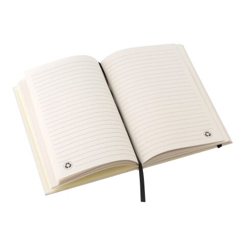 Cuaderno de cartón de leche reciclado Hudson negro/ blanco | sin montaje de publicidad | no disponible | no disponible