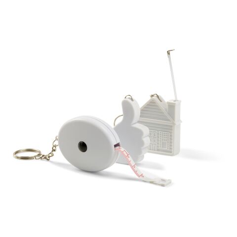 Flexómetro de plástico blanco | sin montaje de publicidad | no disponible | no disponible