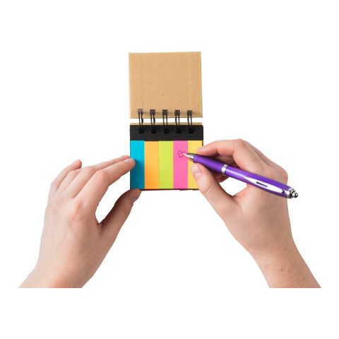 Set de memos con espiral marrón | sin montaje de publicidad | no disponible | no disponible