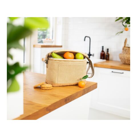 Nevera de RPET y corcho Salvia beige | sin montaje de publicidad | no disponible | no disponible