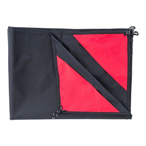Manta plegable de poliéster Amal rojo | sin montaje de publicidad | no disponible | no disponible