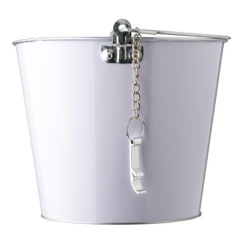 Cubitera de hierro y aluminio Corey blanco | sin montaje de publicidad | no disponible | no disponible