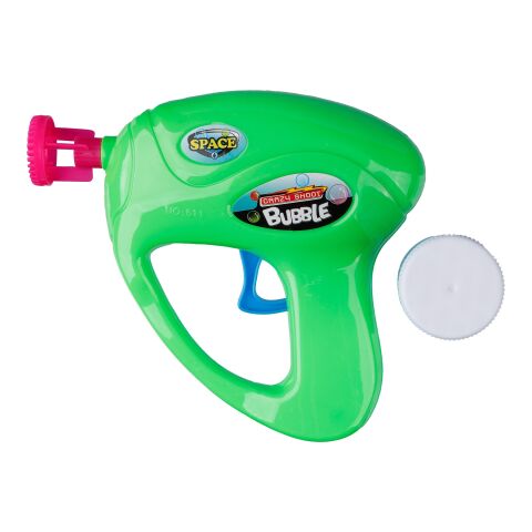 Pistola de plástico con juego de pompas verde claro | sin montaje de publicidad | no disponible | no disponible