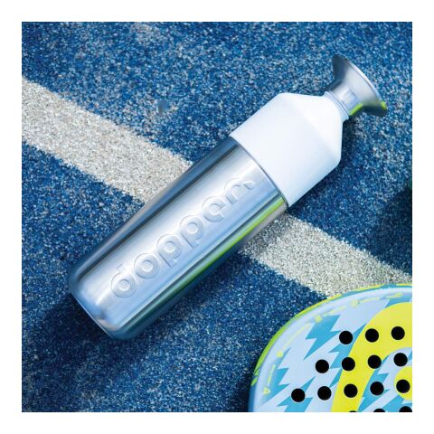 Dopper Steel 1.1L plata/blanco | sin montaje de publicidad | no disponible | no disponible