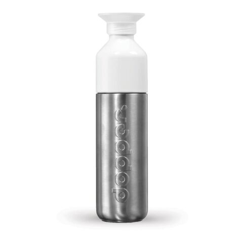 Dopper Steel 490 ML plata/blanco | sin montaje de publicidad | no disponible | no disponible