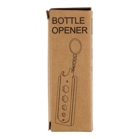 Llavero multifunción de bambú Klaus marrón | sin montaje de publicidad | no disponible | no disponible