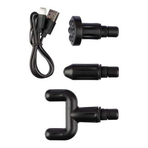 Pistola de masaje de ABS Axel negro | sin montaje de publicidad | no disponible | no disponible