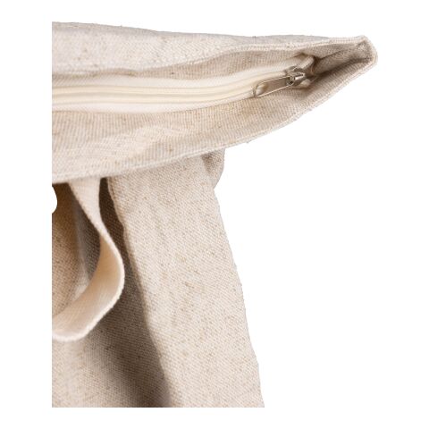 Mochila enrollable de cáñamo Margarete beige | sin montaje de publicidad | no disponible | no disponible