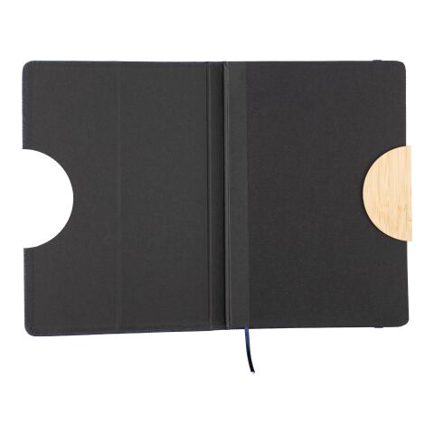 Cuaderno con tapa plegable de rPet Ernst negro | sin montaje de publicidad | no disponible | no disponible