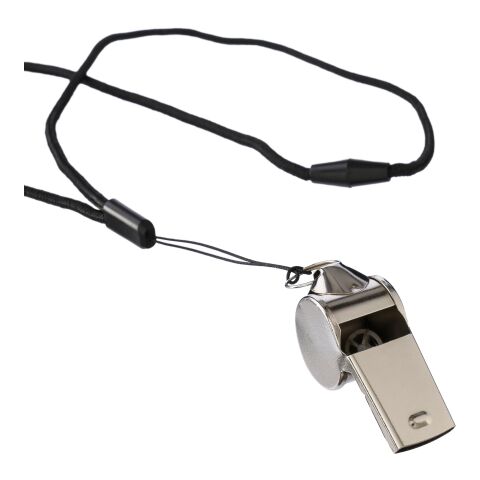 Silbato de metal Rebecca plata | sin montaje de publicidad | no disponible | no disponible