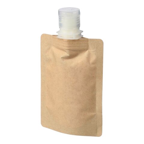 Loción solar protectora en bote de papel Kyle marrón | sin montaje de publicidad | no disponible | no disponible