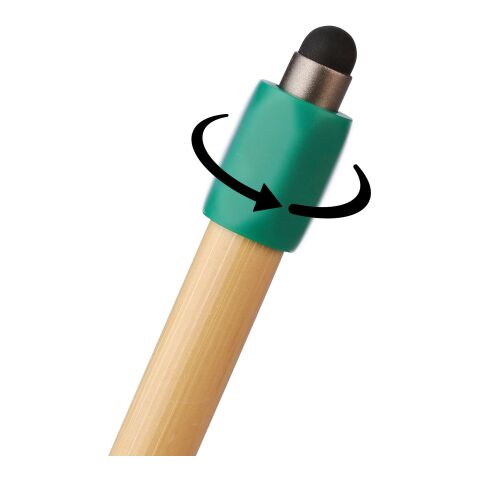 Bolígrafo de bambú Fenn rojo | sin montaje de publicidad | no disponible | no disponible