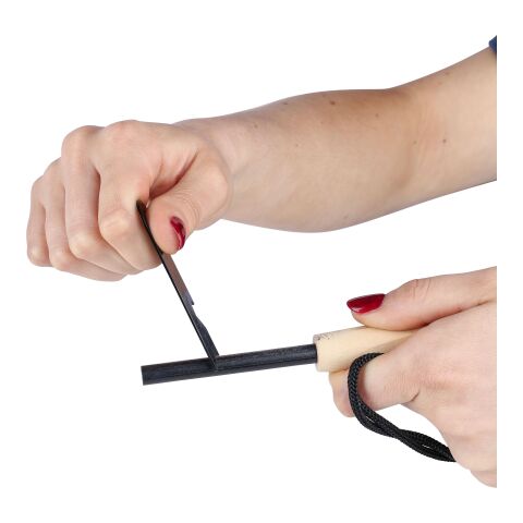 Varilla de acero inox. para encender fuego Azra marrón | sin montaje de publicidad | no disponible | no disponible