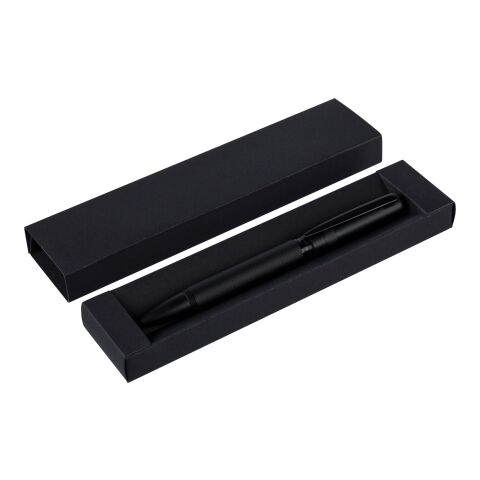Bolígrafo de latón ecológico con estuche Hadi negro | sin montaje de publicidad | no disponible | no disponible
