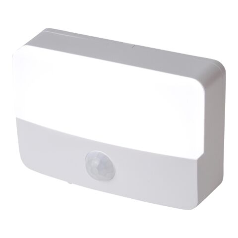 Luz recargable con sensor de ABS reciclado Ari blanco | sin montaje de publicidad | no disponible | no disponible