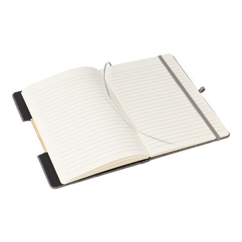 Cuaderno con tapa plegable de rPet Ernst negro | sin montaje de publicidad | no disponible | no disponible