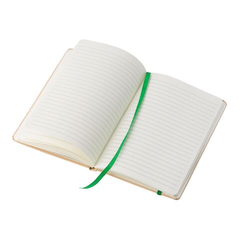 Cuaderno de papel reciclado (A5) Gianni verde lima | sin montaje de publicidad | no disponible | no disponible