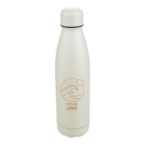 Botella de acero inox. reciclado Breeze 700 ml blanco | sin montaje de publicidad | no disponible | no disponible