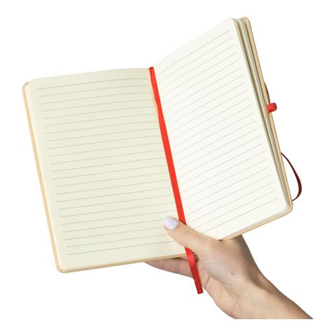 Cuaderno de Kraft A5 Haze rojo | sin montaje de publicidad | no disponible | no disponible