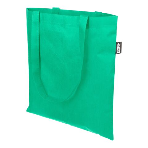 Bolsa con asas de tela no tejida reciclada (80 g/m2) Vian verde | sin montaje de publicidad | no disponible | no disponible
