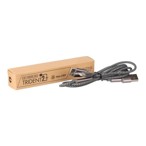 Cable de carga BrandCharger Trident 2+ gris | sin montaje de publicidad | no disponible | no disponible