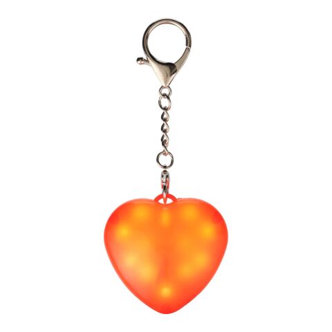 Llavero con luz Gleamo | Forma de corazón rojo