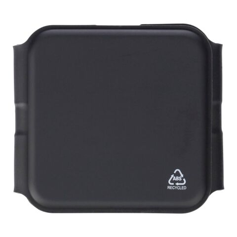 Cargador inalámbrico Trigo | Reciclado | 3-en-1 negro