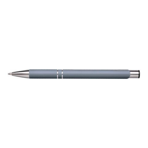 Bolígrafo con pulsador. Tinta azul gris