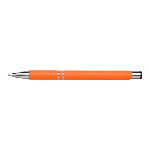 Bolígrafo con pulsador. Tinta azul naranja