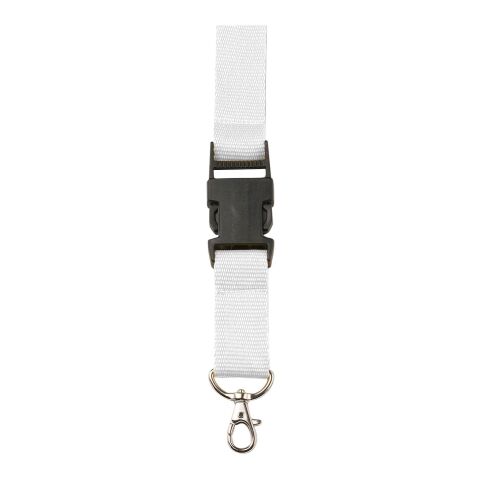 Lanyard fabricado blanco