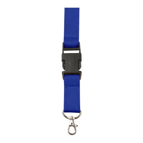 Lanyard fabricado azul cobalto
