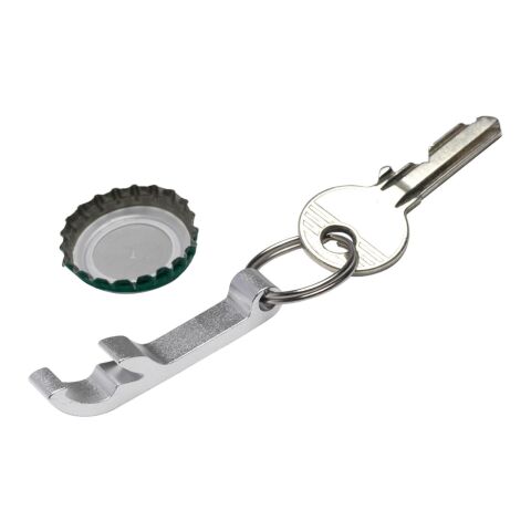 Abrebotellas de aluminio plata