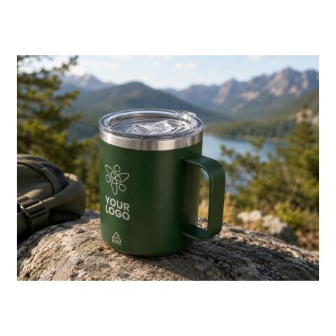 Taza termo de acero inox. Renate blanco