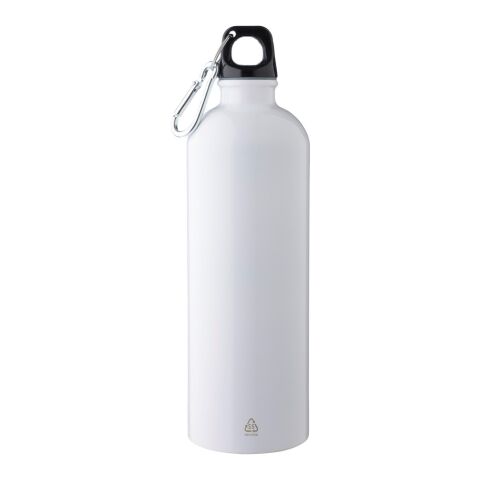 Bidón de acero inox. reciclado Emeric blanco