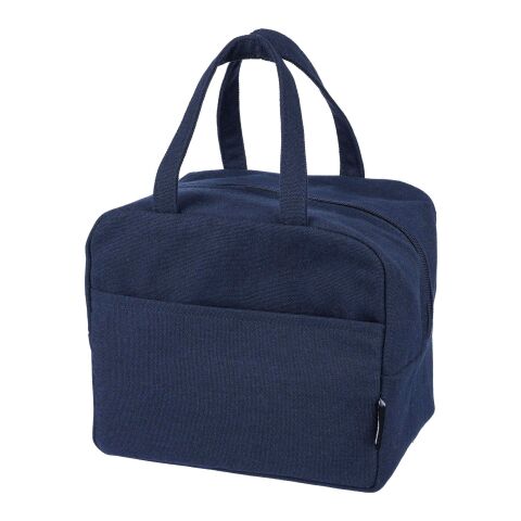 Bolsa nevera de polialgodón reciclado Elowen azul