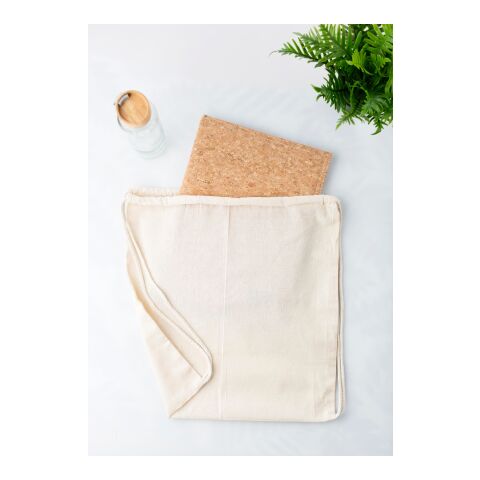 Mochila de algodón beige