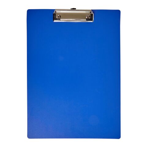 Carpeta de plástico azul cobalto