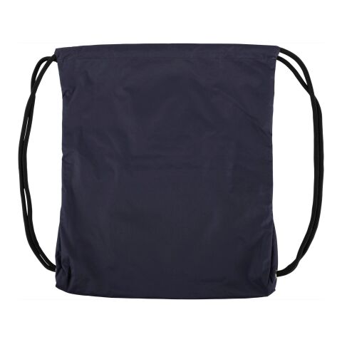 Mochila de seda pongee (190T) con cordones. azul