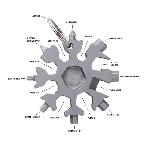 Multiherramienta de acero inox. Abel plata