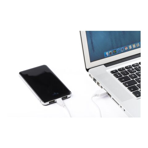 Power Bank de ABS y batería LiPo. 5000mAh blanco | sin montaje de publicidad | no disponible | no disponible