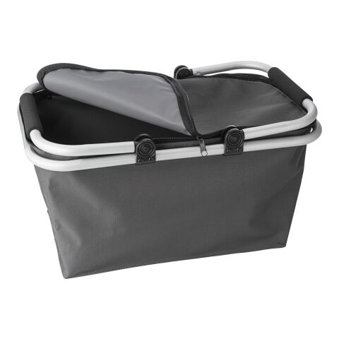 Cesta plegable en tela Oxford azul cobalto | sin montaje de publicidad | no disponible | no disponible