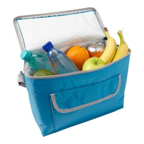 Bolsa nevera con bolsillo y solapa azul claro | sin montaje de publicidad | no disponible | no disponible